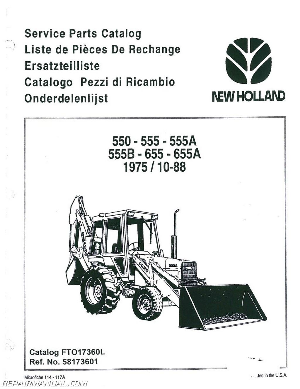 Ford 9030 Tractor Service Manual